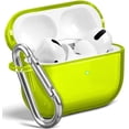 thumbnail image 1 of Airpods Pro Case, GMYLE Clear Protective Shockproof Earbuds Wireless Charging Case Cover 2019 2020, Compatible for AirPods Pro (Clear Neon Yellow), 1 of 6