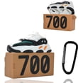 thumbnail image 1 of Airpods Pro Case, Silicone Sneaker 700 Shoe Box Case Compatible for AirPod pro Case, Shockproof Coconut Airpods Pro Case Cover Accessories with Keychain for Kids Girls Teens Boys Men Women., 1 of 1