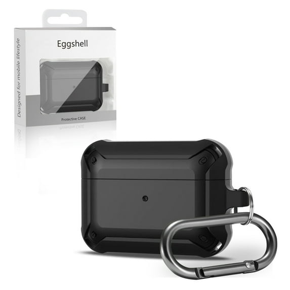 Eggshell 360 Degree Protect Case For Airpods Pro In Black Apc05-probk