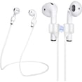 thumbnail image 1 of for Airpods Strap, Silicone Anti-Lost Cord Magnetic Anti-Lost Straps for Airpods, Airpod Tether, Sports Airpods Lanyard, Sports Neckband Compatible with Airpods 3rd/ 2nd/ Pro/ 1st, White, 1 of 5