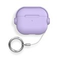 thumbnail image 1 of for Airpods case Clear,Shockproof Case for Airpods Pro 2nd Generation 2022 case,Full Protective Soft TPU Drop Protection Accessories Case with Keychain Charging Case for Women Girls Men,Lightpurple, 1 of 6