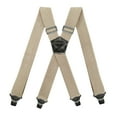 thumbnail image 1 of Airport Friendly 1.5 inches Wide X Back Style Elastic Suspenders with Plastic Clips For Men, 1 of 5