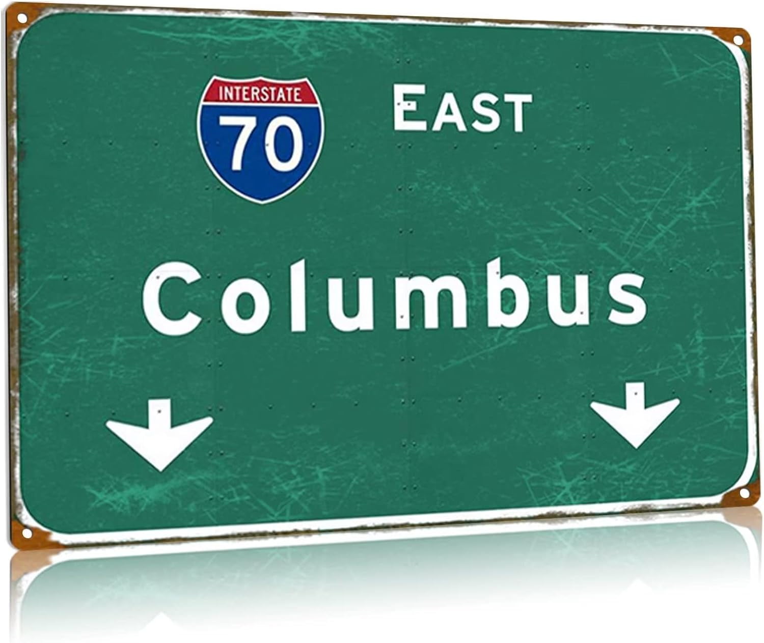 Airport Metal Tin Signs Atlanta Atl Airport Highway Poster Sign ...