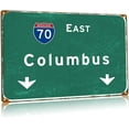 thumbnail image 1 of Airport Metal Tin Signs Atlanta Atl Airport Highway Poster Sign Interstate I-75 I-85 South Direction Indication Georgia Ga Travel Souvenir Gift 8x12 Inches, 1 of 5