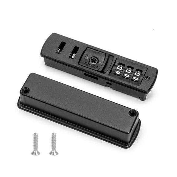 Airport Recognized Security Lock Practical ABS Suitcase Lock Custom Code Set for Business Travel Essential