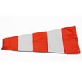 thumbnail image 1 of Airport Windsock Corporation 13" X 54" Orange & White Replacement Windsock 100% USA Made, 1 of 3