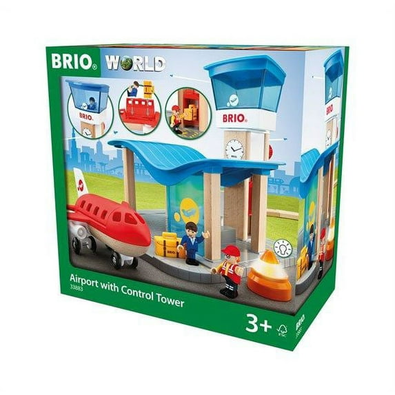 Airport with Control Tower (Brio World) - Vehicle Toy by Brio (33883)