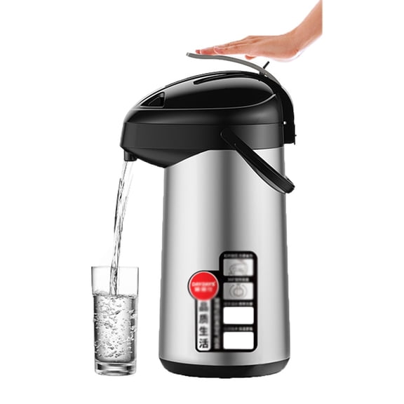 Thermal Coffee Carafe Coffee Dispenser,3L(102 Oz) Airpot Beverage Dispenser Insulated Stainless Steel Large Coffee Thermal,Pump Action Airpot for Hot/Cold Water