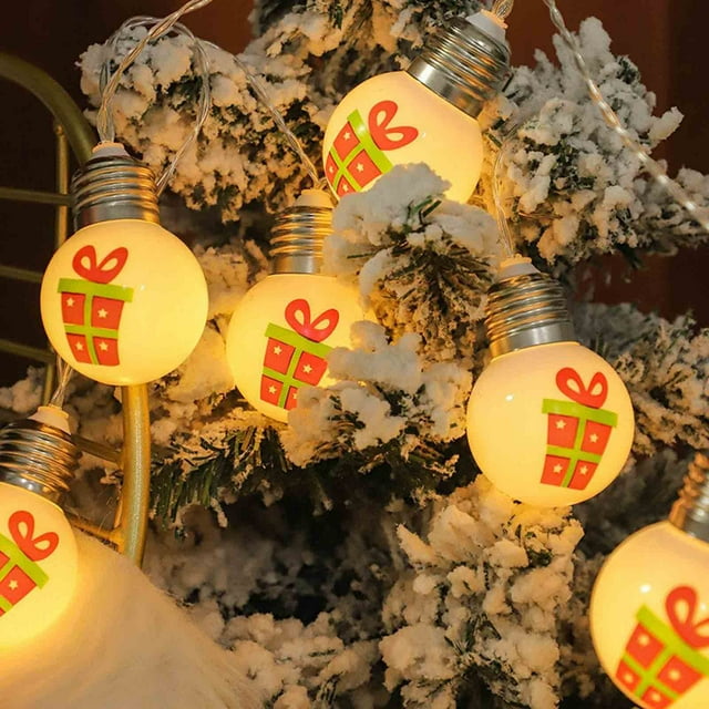 Airpow Clearance Christmas Tree Curtain Decoration String Lights Party