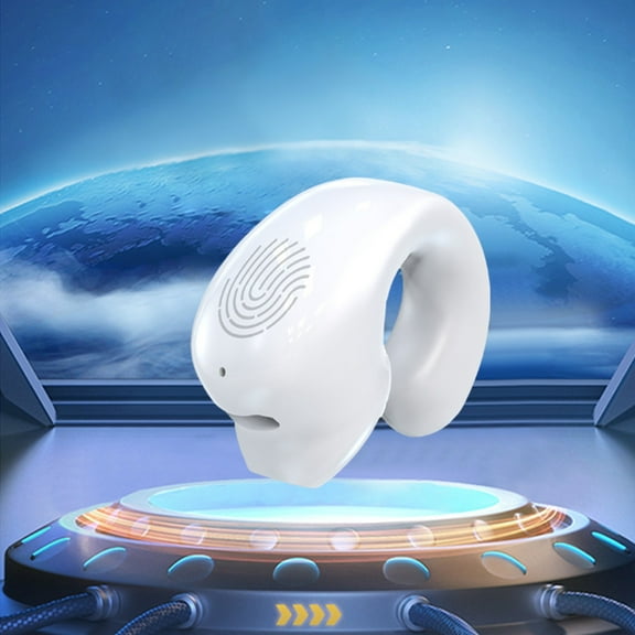 Airpow New 5th Generation Full Sound Wireless Bluetooth Earphones 5.3mini Clip On Sports Earphones, Long Range Earphones Clearance Items