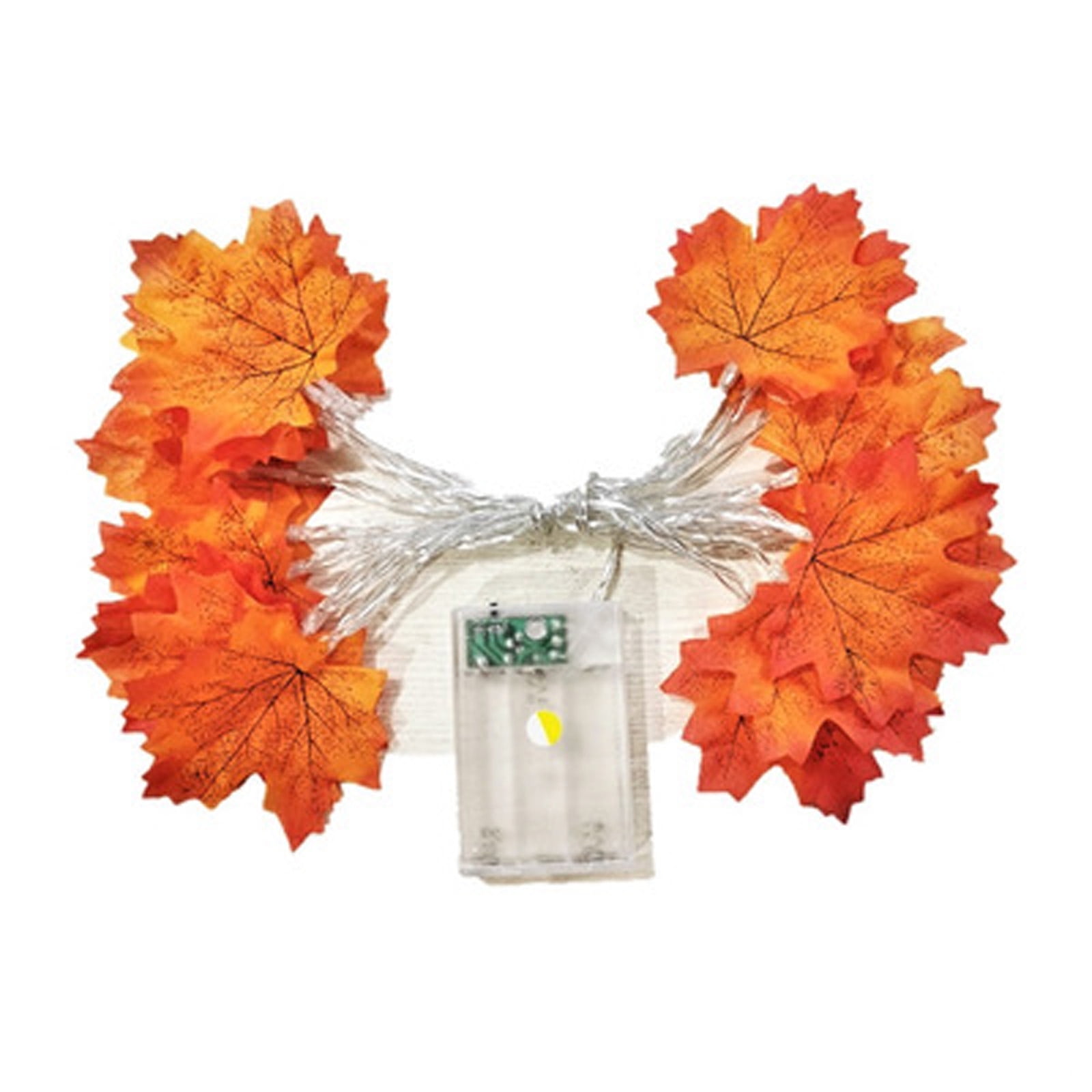 Airpow Thanksgiving LED Simulation maple leaf string lights 3 meters 20