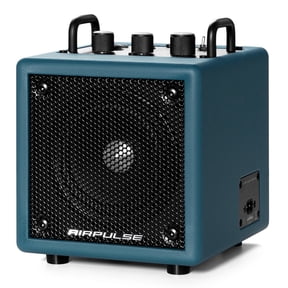 Airpulse Edifier Powered Bluetooth Speaker, Compact Countertop Speaker with Aux Line Input for Home Office Party - Blue