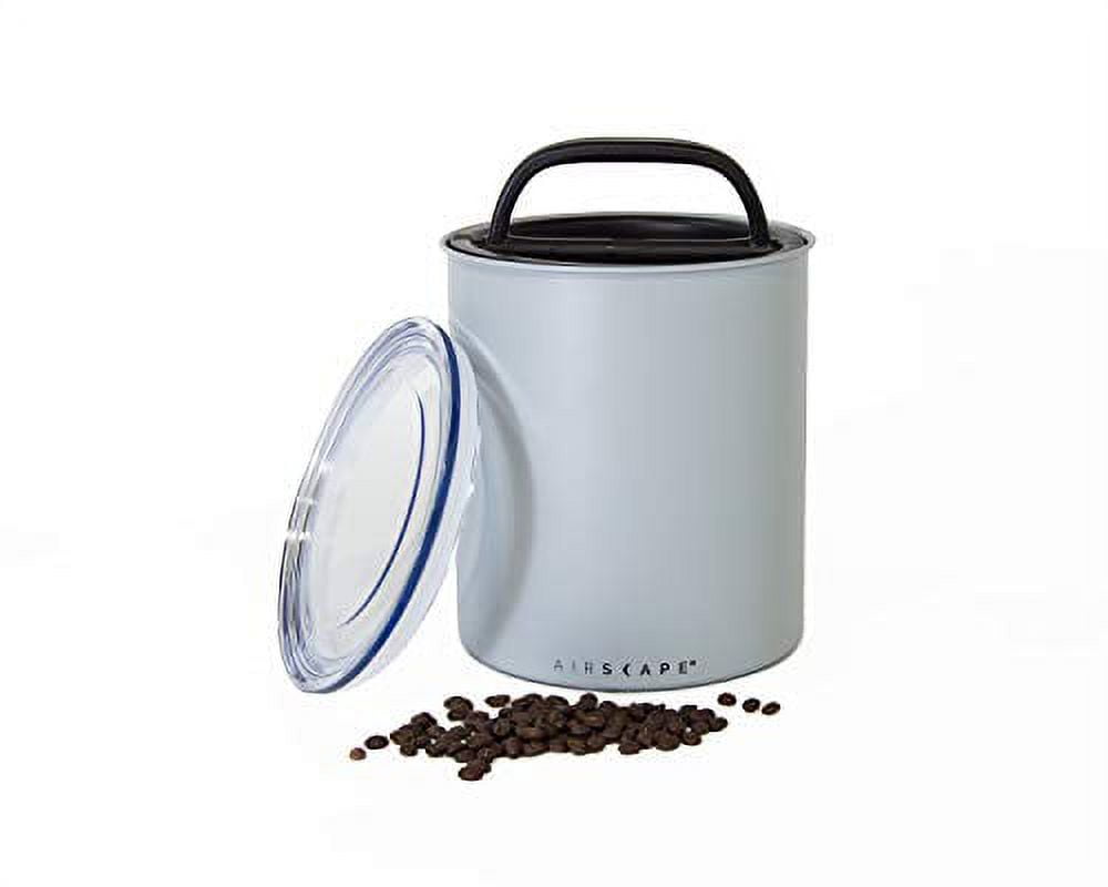 Airscape Coffee and Food Storage Canister - Medium 7 Can, Charcoal (Matte Black)