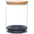 thumbnail image 1 of Airscape Glass Food Storage Canister - Patented Airtight Lid Preserves Food Freshness, Glass Storage with Bamboo Lid (Medium 7-Inch), 1 of 6