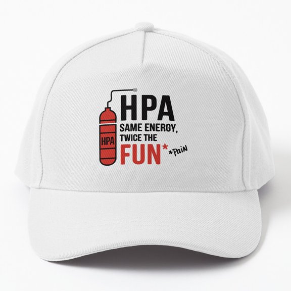 Airsoft HPA Same Energy Baseball Cap, Speedsoft Sport Statement Design, Classic Hat