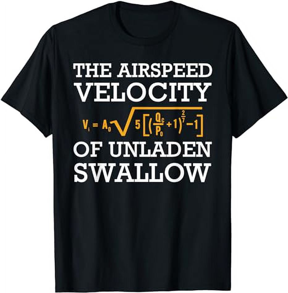 Airspeed Velocity Of An Unladen Swallow T Shirt