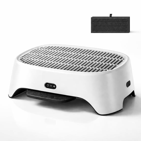 Airstep  2-in-1 Litter Box Air Purifier & Cat Step 3-mode Odor Dust Pet Hair Control Filter Compatible With M1 Plus / Lite And Most Automatic Basic Boxes