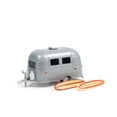 thumbnail image 1 of Airstream 16' Bambi with Surfboards, Aluminum Silver - Greenlight 34110F - 1/64 scale Diecast Car, 1 of 3