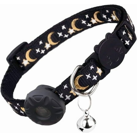 Airtag Cat Collar Breakaway, Safety Kitten Collar with Apple Airtag Holder,Cute GPS Cat Collar with Bell, Lightweigh Tracker Cat Collars for Girl Boy Cats, Kittens and Puppies