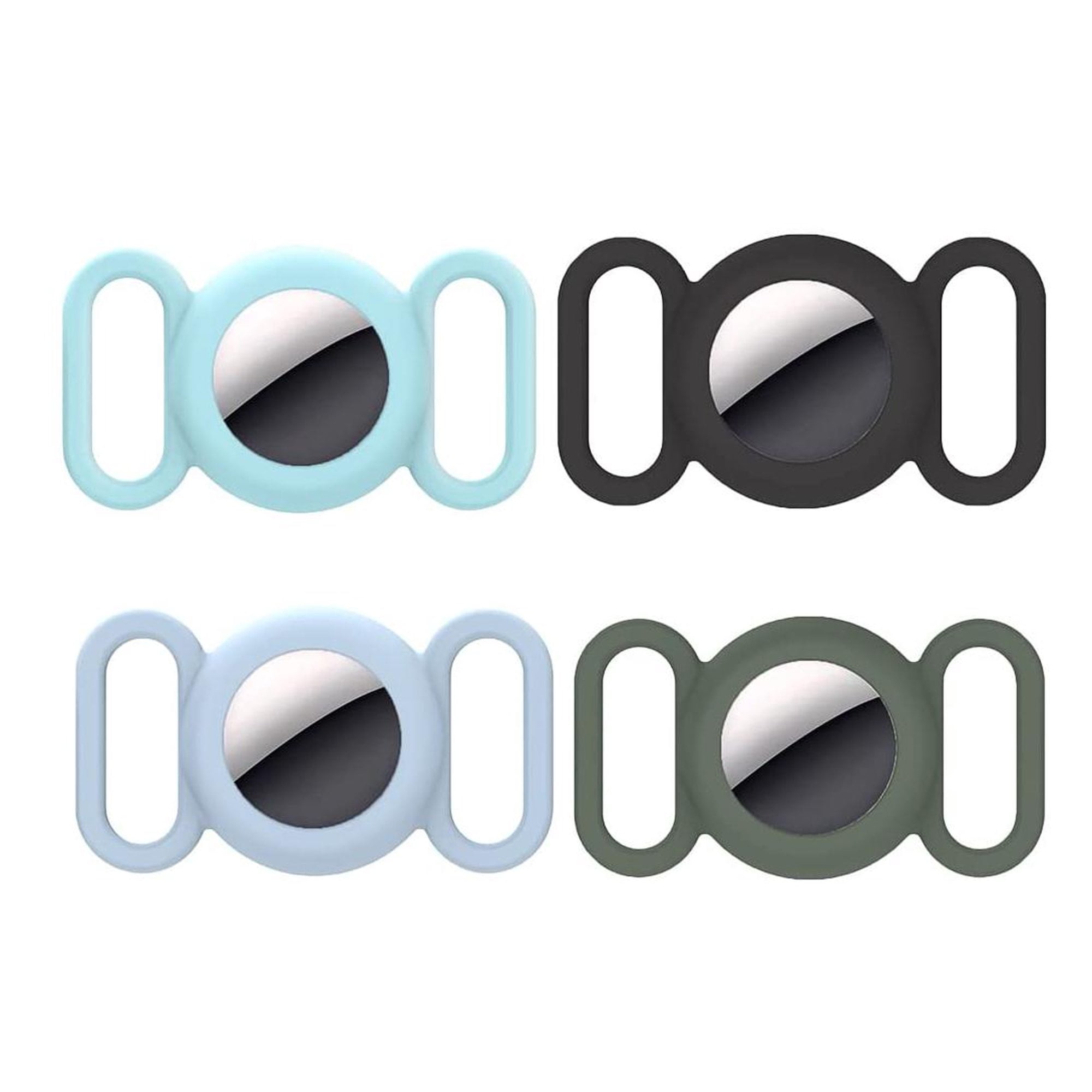 Airtag Cat Collar,Silicone Pet Collar Case for Apple Airtags，Airtags