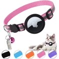 thumbnail image 1 of Airtag Cat Collar, Waterproof Cat Collar with Bell Reflective Strip for Apple Air Tag GPS Tracker, Detachable Airtag Cat Collar with Breakaway Bracket Cat Collar for Cat Dog Kitten Puppy, 1 of 5