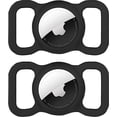 thumbnail image 1 of Airtag Dog Collar Holder(2 Pack) Waterproof Airtag Case for Dog Collar,Pet GPS Tracker for Cats,Silicone Dog Tags Personalized for Anti-Lost, 1 of 5