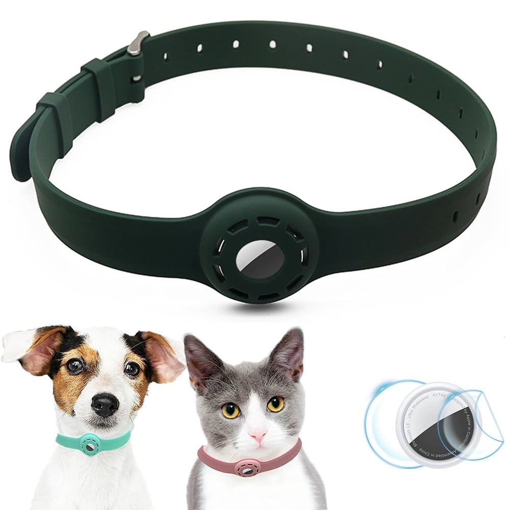 AirTag Collar Mini para perros y gatos extra pequeños, cuero genuino, Apple  Air Tag Collar, para cachorros XS -  México