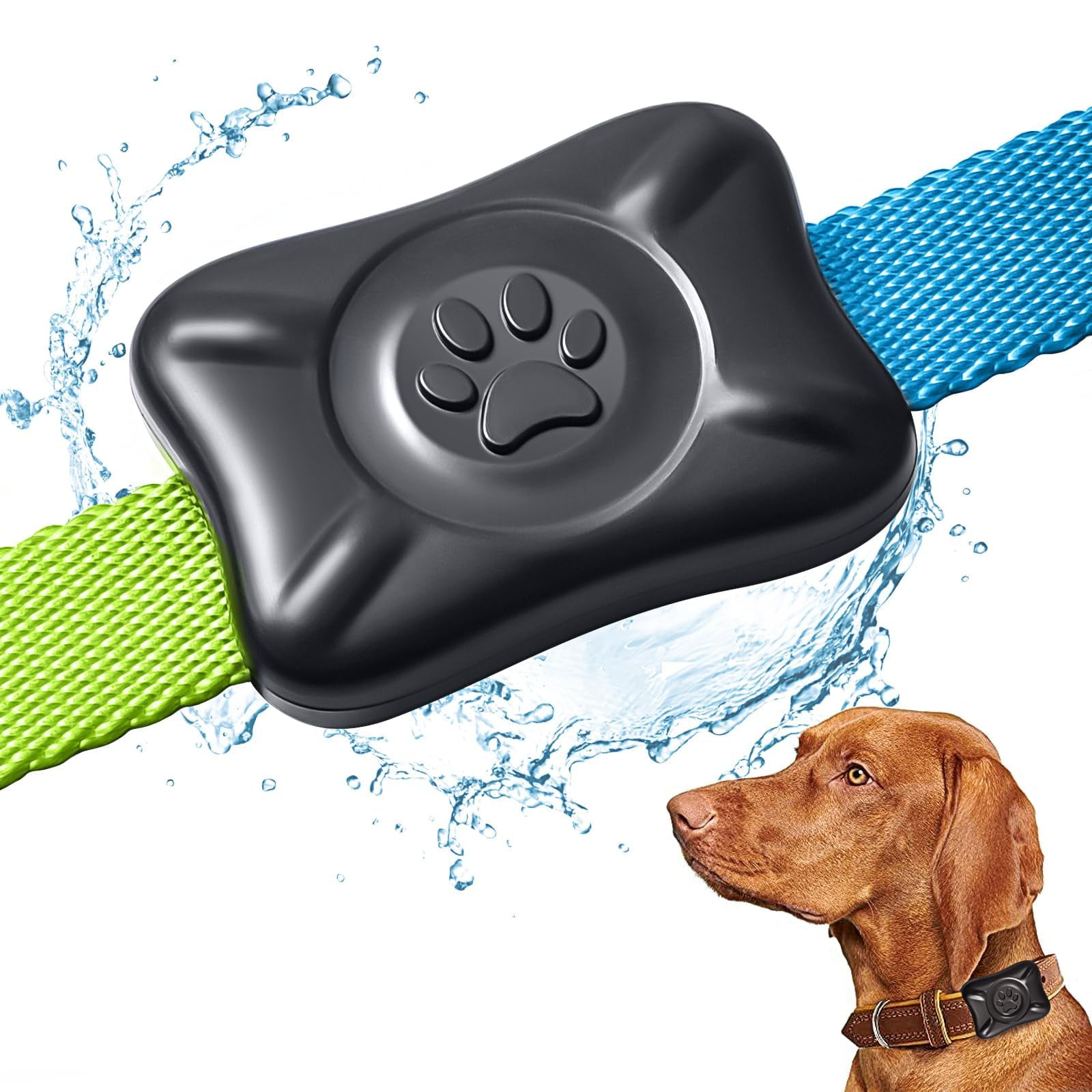 Airtag Dog Collar Holder IPX8 Waterproof PETSTA Airtag Holder for Dog