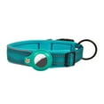 thumbnail image 1 of Airtag Dog Collar Reflective Strap, Extra Large Adjustable Nylon Collar, GPS Tracker Protective Case Holder, Night Walking Safety Visibility Gear, Heavy Duty Pet Control Accessory, 1 of 1