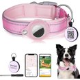 Airtag Dog Collar With Qr Code Dog Tag,Reflective Apple Air Tag Collar