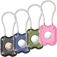 thumbnail image 1 of Airtag Holder with Wire Cable, Secure Lock Airtag Keychain, IPX7 Waterproof, 360°Hard Protective Air Tag Case for Key, Key Ring, Car, Luggage, 1 of 4
