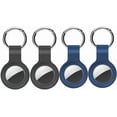 thumbnail image 1 of Airtags 4 Pack Silicone Protective Case Keychain for Air Tags, Airtag Holder Cover for Apple Airtag,Airtag Case Soft Skin Air Tag Cover Accessories with Key Chain for Apple Air tag Key Finder Tracker, 1 of 8