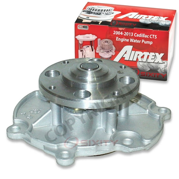 Airtex Engine Water Pump compatible with Cadillac CTS 2.8L 3.0L 3.6L V6 2004-2019