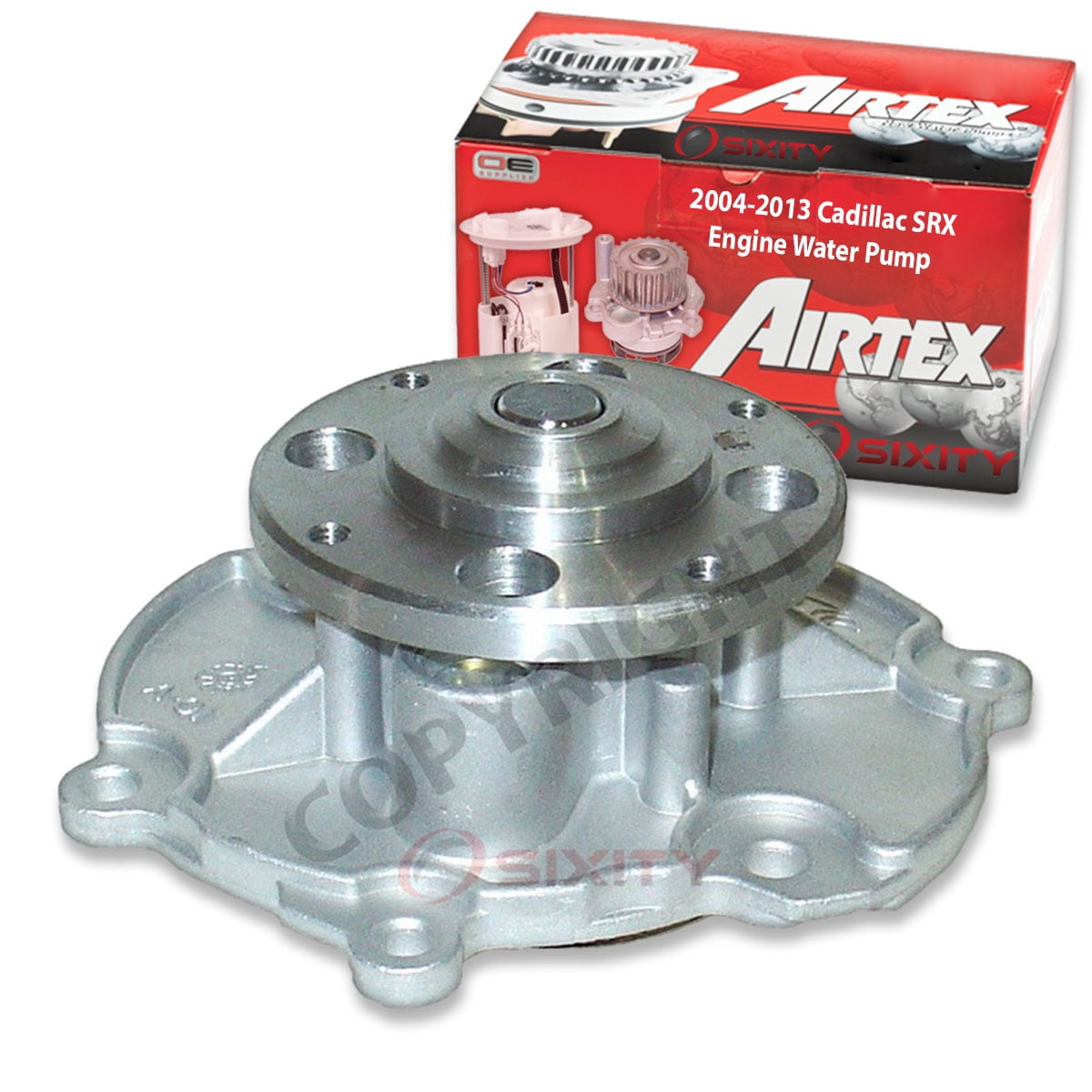 Engine Water Pump Kit With Gasket – Compatible With Chevy, GMC, Cadillac, Buick & More With 2.8L/3.0L/3.6L V6 (Replaces AW5103, 12618472)