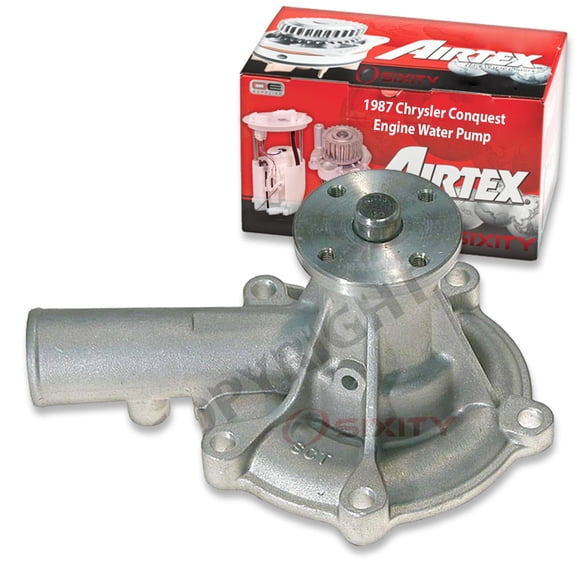 Airtex Engine Water Pump compatible with Chrysler Conquest 2.6L L4 1987