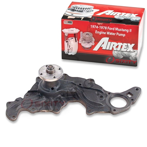 Airtex Engine Water Pump compatible with Ford Mustang II 2.8L V6 1974-1978