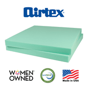 Airtex High-Density Foam Cushion Set   2-Pack 2" x 22" x 22"