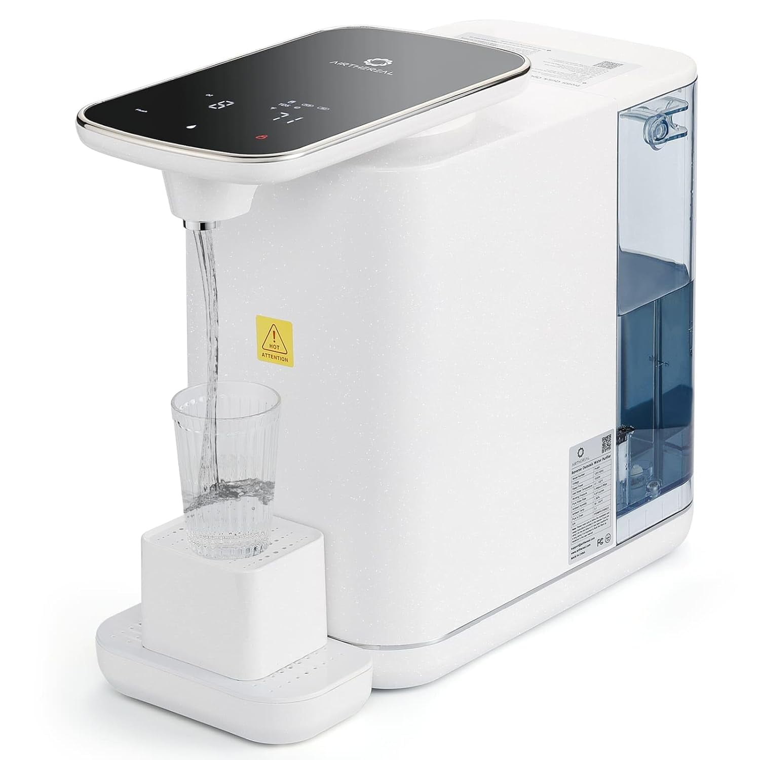 Airthereal 6L White Countertop Reverse Osmosis Water Filter System