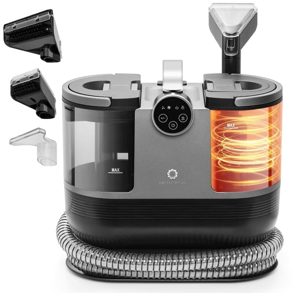 Airthereal S1 Carpet Cleaner Machine, Instant Heating Portable Upholstery Spot Cleaner, Shampooer Machine with Self-Cleaning, 14 Kpa Stain Remover Deep Cleaner for Pets, Stairs, Car Seat and Couch