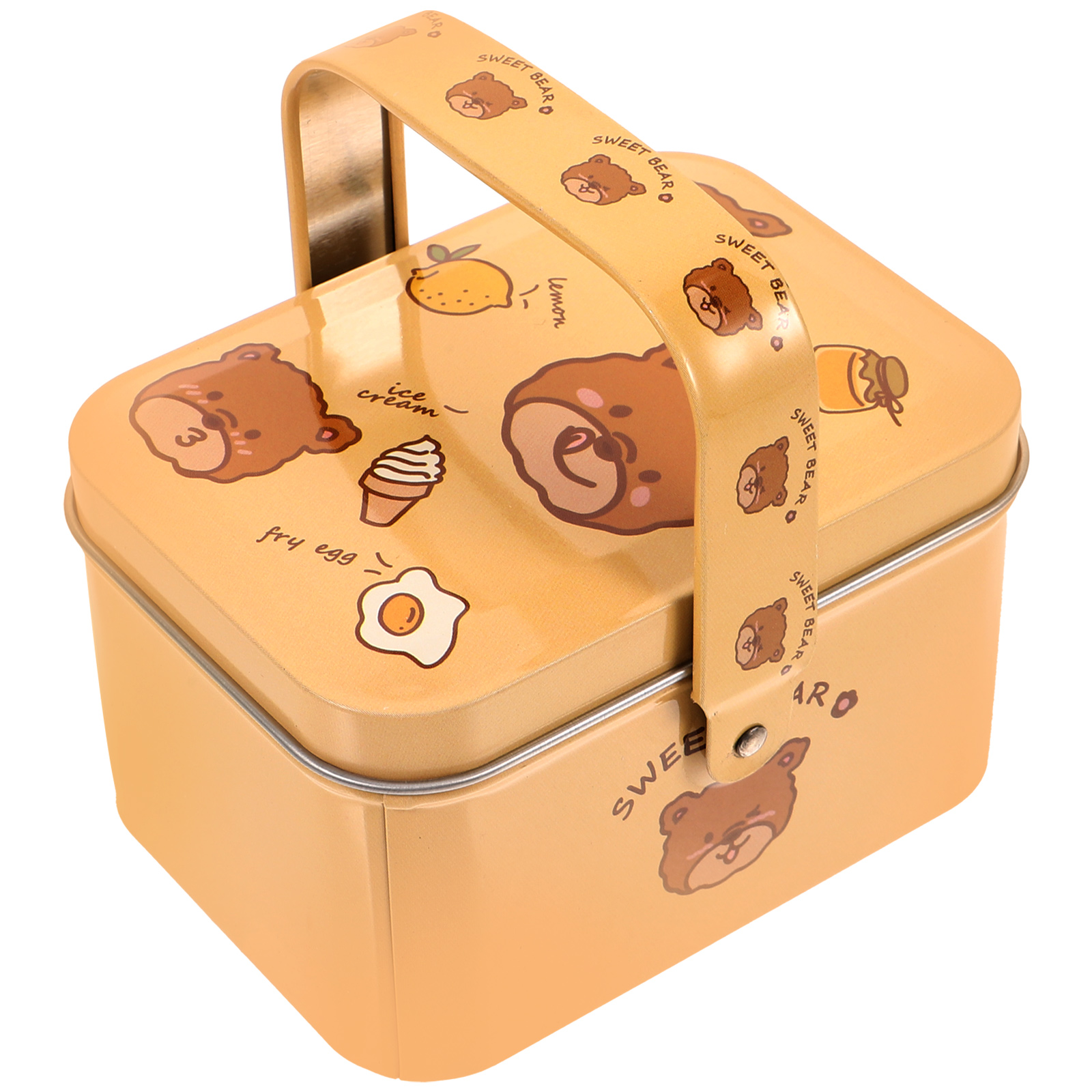 Airtight Biscuit Container Gift Boxes Food Containers with Lids Cookie Jar Iron