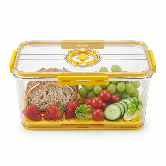 Airtight Bread Box with Date Indicator Lid, Kitchen Counter Bread Storage Container, Portable Bread Boxes for Homemade Bread, Toast, Bagel, Donut, Cookies and Fruit