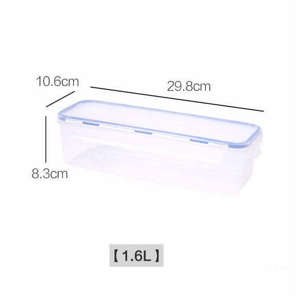 Airtight Bread Storage Box – Plastic Loaf Bread Container with Lid for Sandwich and Bread Kitchen Organizer