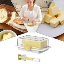 Airtight Butter Dish With Lid Butter Dividing Store Multifunctional Butter Storage Tray (Also Dishwasher) Food Storage Easy To Use