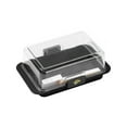 thumbnail image 1 of Airtight Butter Dish with Cutter - Adjustable Portion Storage Tray - ABS - Dishwasher Safe - With Built-in Spoon, 1 of 6