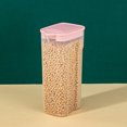thumbnail image 1 of Airtight Cereal Storage Container with Lid, Clear Plastic Kitchen Food Storage Box, Versatile Container for Grain, Sugar, Flour, Rice, Nuts, Snacks, Stackable Pantry Organizer, 1 of 7