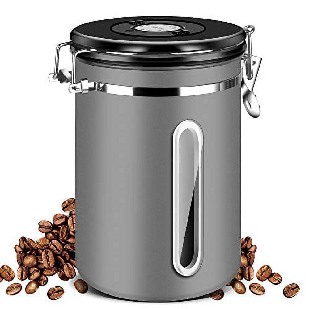 Malmo 22oz Airtight Coffee Canister Stainless Steel with Date Tracker