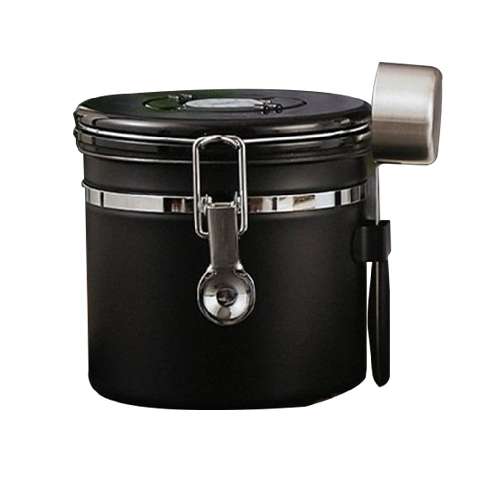 Airtight Coffee Canister,Stainless Steel Coffee Bean Storage Container