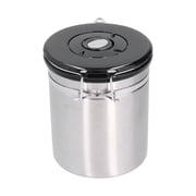 Airtight Coffee Canister, Stainless Steel Container for The Kitchen, Coffee Ground Vault Jar with Valve, Tea Coffee Sugar, Extra Coffee Spoon, 50Oz