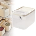 thumbnail image 1 of Airtight Dog Food Storage Containers with Lids 18 Pounds Capacity Bpa-Free Plastic Dry Food Bin with Snap-Lid Keep Kibble Seed Fresh for Kitchen Storage Containers (Clear), 1 of 9