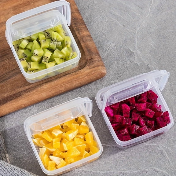 Airtight Flip-Top Cheese Storage Containers - Set of 2 Reusable Organizers for Cheese, Butter, and Leftovers